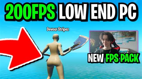 How To Boost Fps Fortnite Low End Pc 🔧 Max Fps Pack For Best