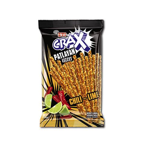 Eti Crax Patlayan Lezzet Chili Lime Ubuk Kraker