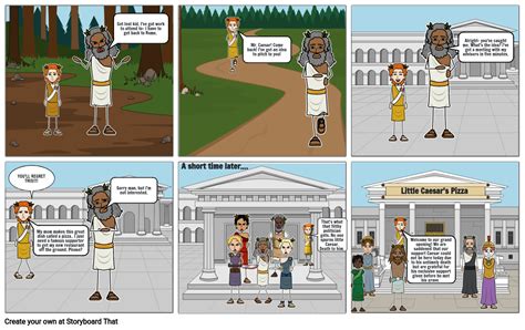 Rome Comic Strip Storyboard By Ad