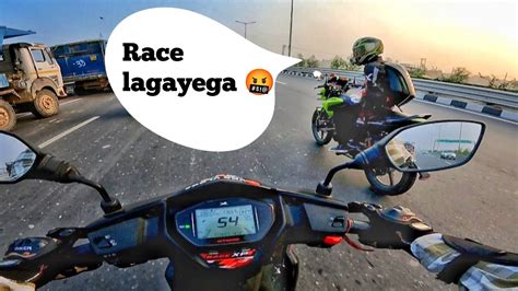 Sunday Ride Pe Race Lag Gya Bike Ke Sath Ntorq Race Xp Youtube