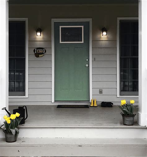 Gray House Makeover 12 Stunning Front Door Colors Quiet Minimal