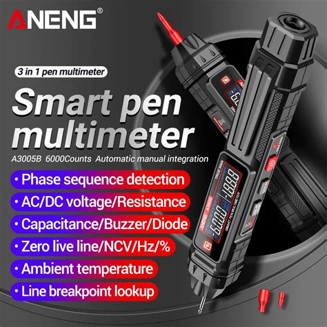 Shinysix Multimeters Aneng A A B Digital Intelligent Professional