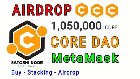 Core Dao Airdrop Dan Cara Membeli Token Coredao Youtube