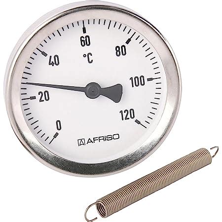 Lantelme Heizungsthermometer 1 2 Zoll 120 Grad Celsius