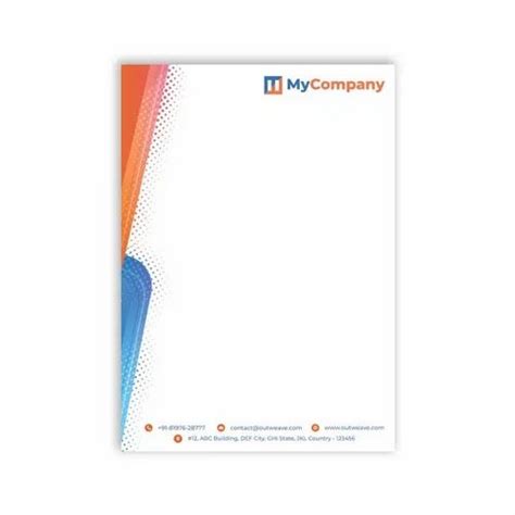 Letterhead Bond Paper At Rs Pack Letter Headed Paper In