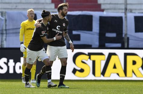 Burgstaller trifft bei St Pauli Sieg HSV rettet späten Punkt Sky