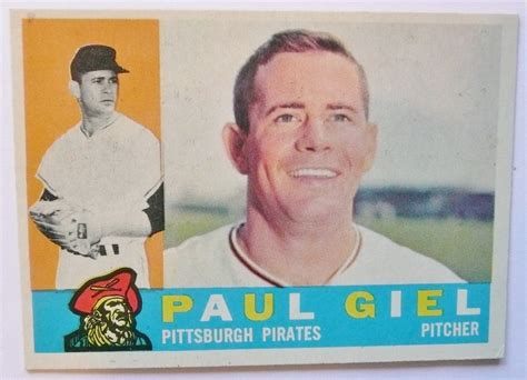 Paul Giel Pittsburgh Pirates Sold Frank Kelsey Flickr