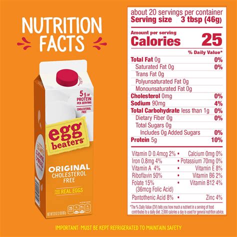 1 2 Cup Egg Beaters Nutrition Facts Besto Blog