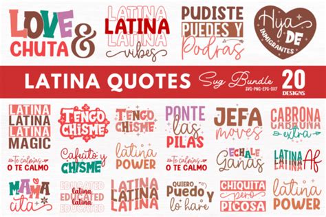 Latina Svg Bundle Graphic By Craftart Creative Fabrica