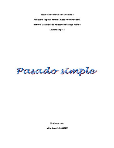 Pdf Pasado Simple Dokumen Tips