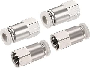 Sourcing Map Push To Connect Fittings Pt Female Thread Fit Mm Tube