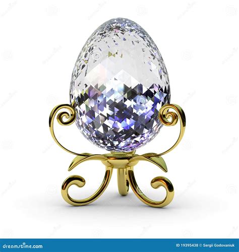 Diamond egg stock illustration. Illustration of gift - 19395438