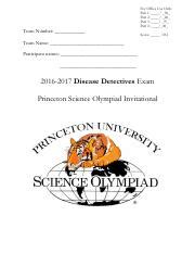 Princeton Disease Detectives Test Pdf For Office Use Only Part