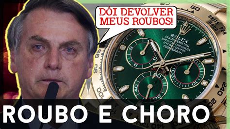 Bolsonaro Chora Ao Devolver Joias Roubadas Dor No Cora O Youtube