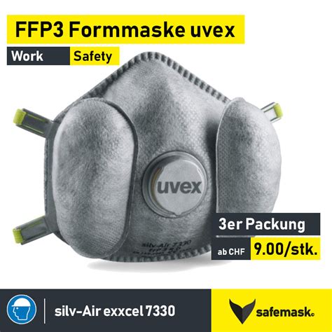 Ffp Atemschutz Formmaske Uvex Silv Air E Ffp Masken Ffp