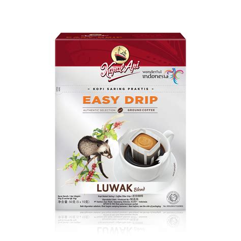 KAPAL API LUWAK DRIP 5S X 10G DRIP BAG KAPAL API UbruKopi