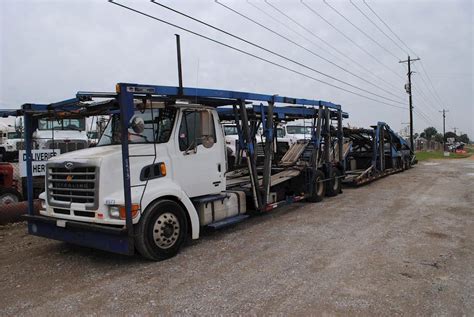 2007 Sterling Lt9500 Tandem Axle Car Carrier Truck Mercedes 450hp