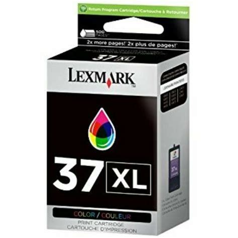 Lexmark 37xl Color Ink Cartridge 18c2180 Genuine Oem Opened For Sale