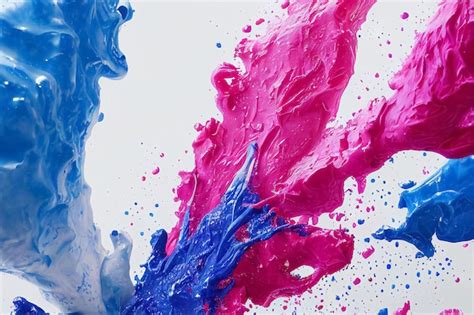 Premium Photo D Render Of Colorful Splash Watercolors Explosion On