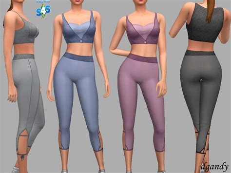 Dgandy S Athletic Karen Sport Outfits Athletic Outfits Sims 4 Update