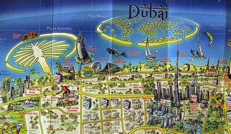 Mapas De Dubai Emirados Árabes Mapasblog