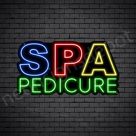 Spa Massage Neon Sign Neon Signs Depot