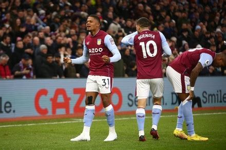 Leon Bailey Aston Villa Celebrates Scoring Editorial Stock Photo ...