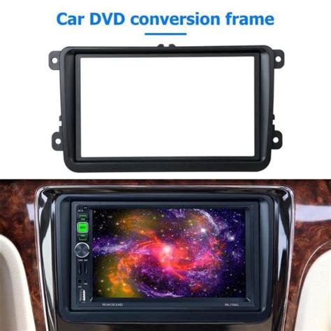 Cadre De Lecteur DVD MP5 Pour Voiture 7 Pouces 2 Din Panneau Fascia