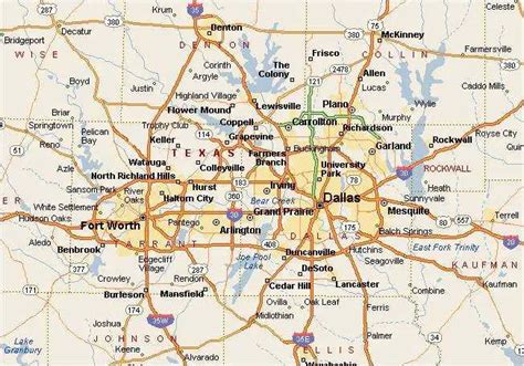 Map of Dallas | State Map of USA | United States Maps