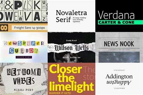 9 Best Newspaper Fonts for Headlines & Body