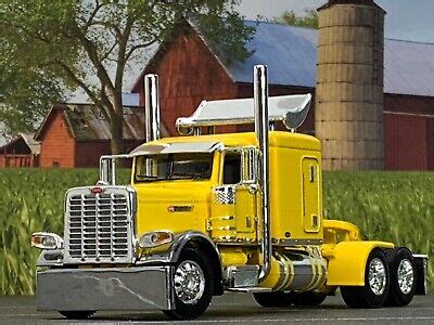 Dcp Yellow Pride Class Peterbilt Flat Top Sleeper W