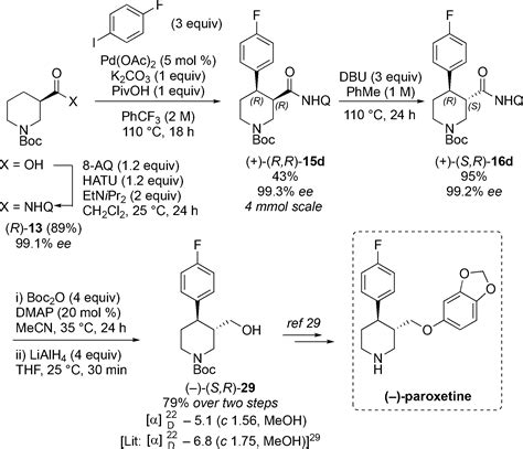 Regio And Stereoselective Palladium Catalyzed C Sp3 H Arylation Of