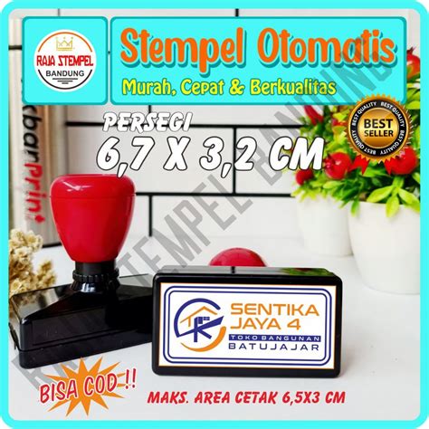 Jual Stempel Flash Persegi Uk X Cm Stampel Logo Usaha Stemple