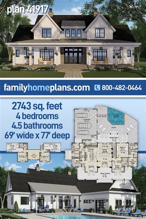 Country house plans farmhouse – Artofit