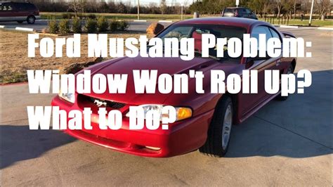 Mustang Power Window Problems