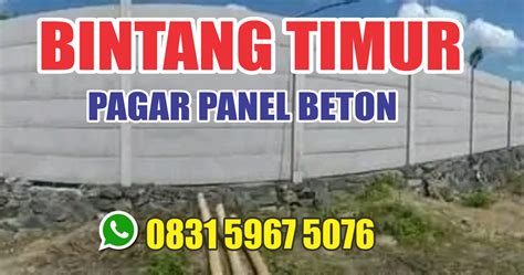 BINTANG TIMUR PAGAR PANEL BETON JAWA TIMUR Klik Online