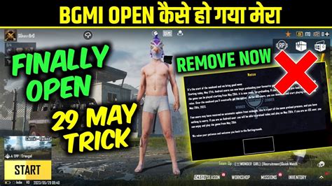 Finally Open Bgmi Bgmi Notice Problem Fix May Bgmi Problem