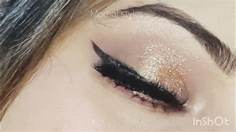 Classic Golden Glitter Eye Makeup Tutorial ️ Youtube