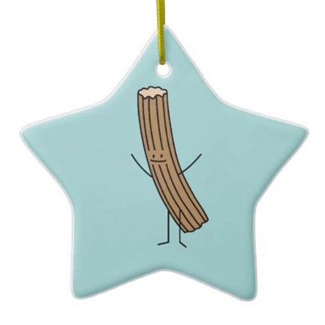 Happy Churro Ornament Happy Foods Churros Food Design Ceramic