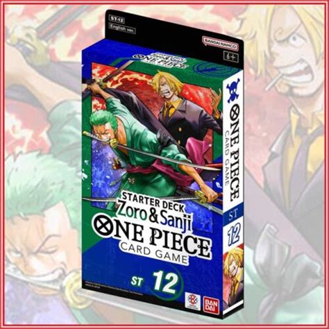 One Piece Tcg Zoro And Sanji Starter Deck St Factory Sealed Ebay