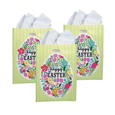 Easter Design Goody Bags Party Supplies 50 Pieces