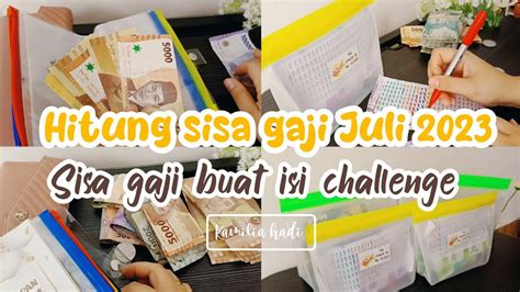 KEUANGAN RUMAH TANGGA Sisa Gaji Juli 2023 Untuk Isi Challenge YouTube