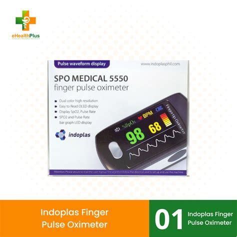 Indoplas Finger Pulse Oximeter Spo Medical S Shopee Philippines