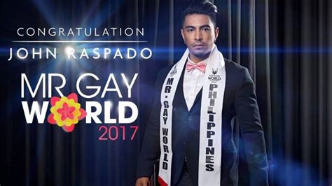 John Raspado Mr Gay World