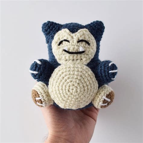 Amigurumi Snorlax Pokemon Sleepy Crochet Snorlax Pokemon Etsy