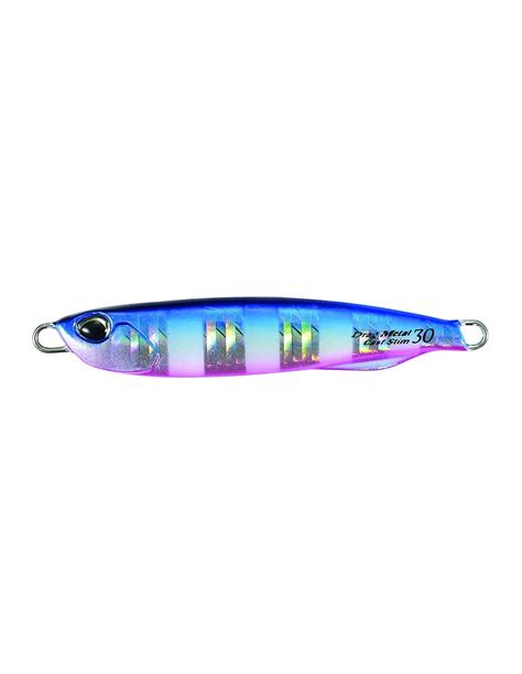 Duo Drag Metal Cast Slim G Blue Pink Zebra Glow