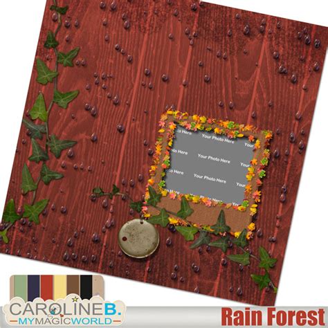 Rain Forest QuickPage 01 Caroline B Design