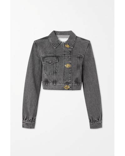 Ganni Jean And Denim Jackets For Women Online Sale Up To 67 Off Lyst