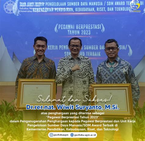 Penghargaan Pegawai Berprestasi Dan Sdm Award Kemendikbudristek 2023