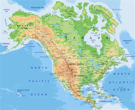 Map North America